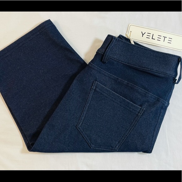 NWT YELETE Classic Stretch Bermuda Shorts Small - Picture 8 of 12